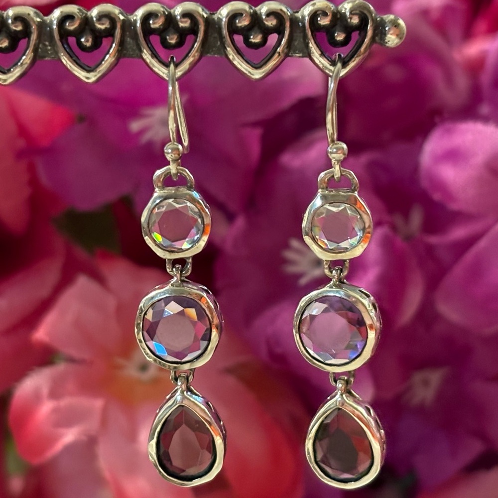 Silpada Sterling Silver ‘Plum Pretty’ Earrings W2283